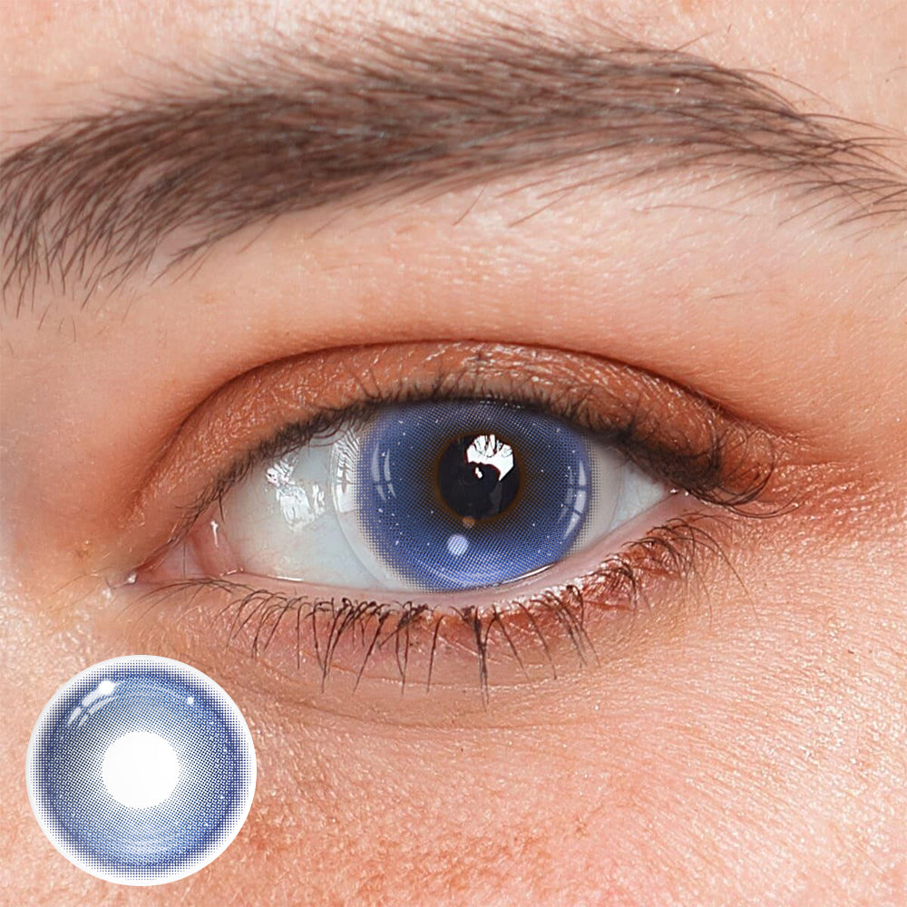 Lentes de contacto de color azul Soraya 
