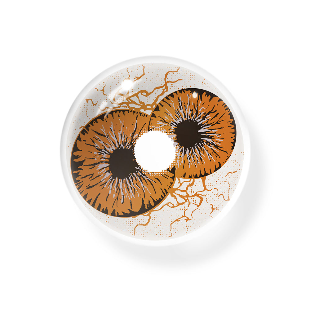 Lentes de contacto de color marrón Cosplay Twin Abyss Eyes