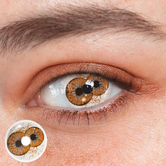 Lentes de contacto de color marrón Cosplay Twin Abyss Eyes