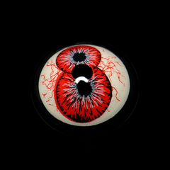 Lentes de contacto de color rojo para cosplay de Twin Abyss Eyes 
