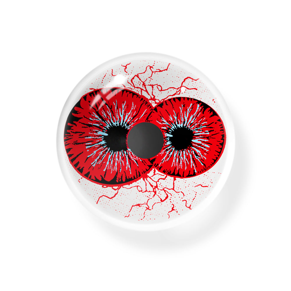 Lentes de contacto de color rojo para cosplay de Twin Abyss Eyes 