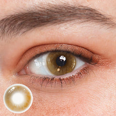 Lentes de contacto de color marrón Nidaw 