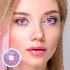 Lentes de contacto de color morado de Fallen Angel para cosplay 
