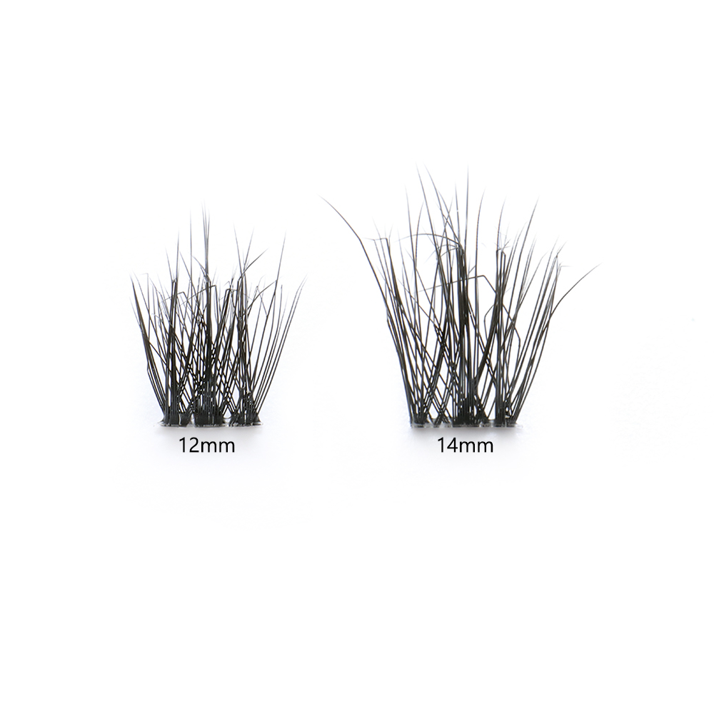 Pestañas negras Luciana - 14 mm