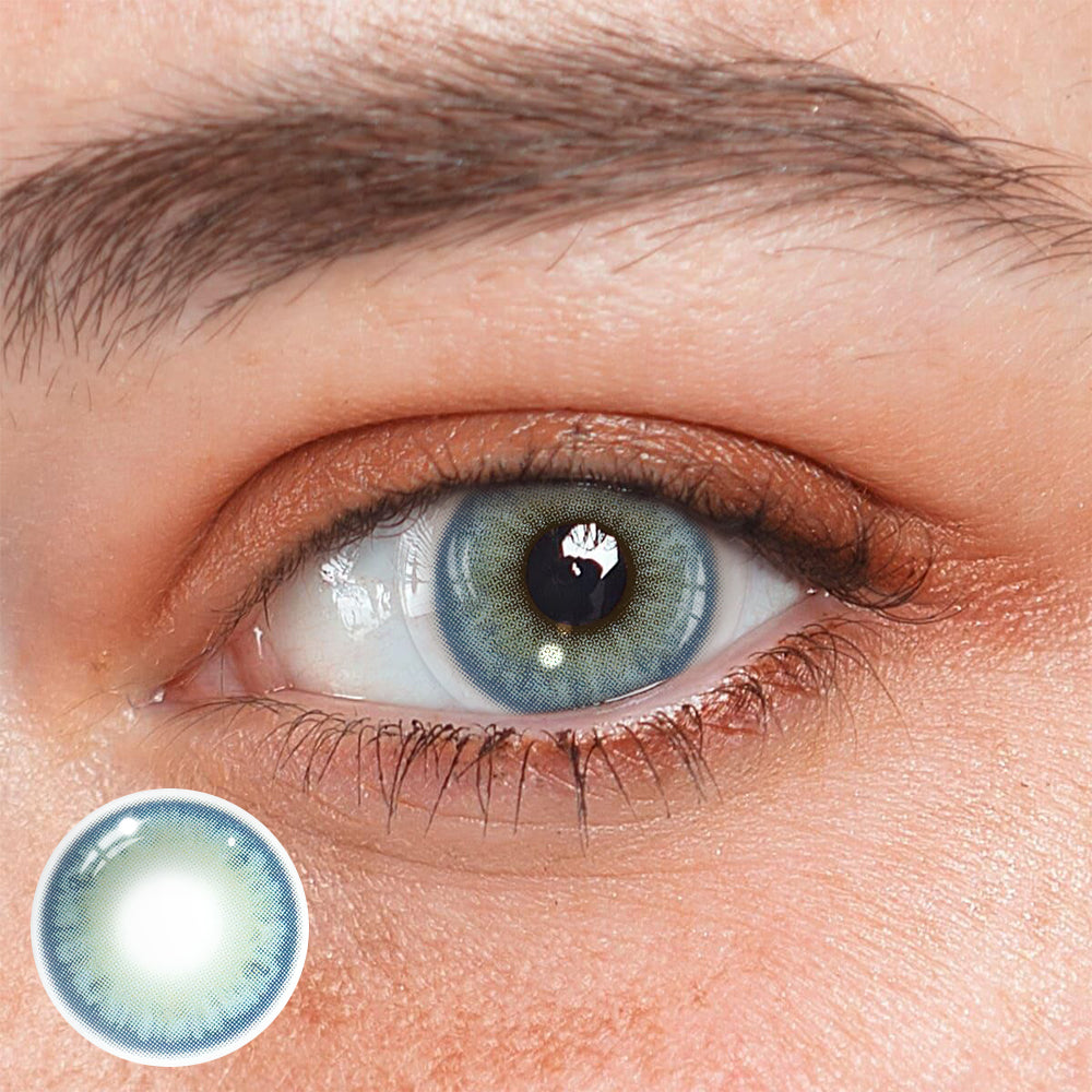Lentes de contacto de color azul Asteria