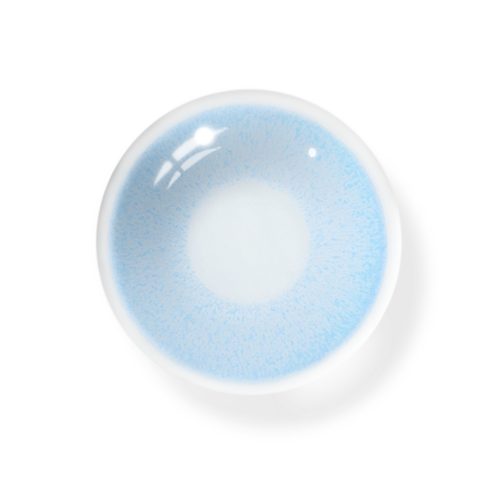 Lentes de contacto de color azul fluorescente para cosplay
