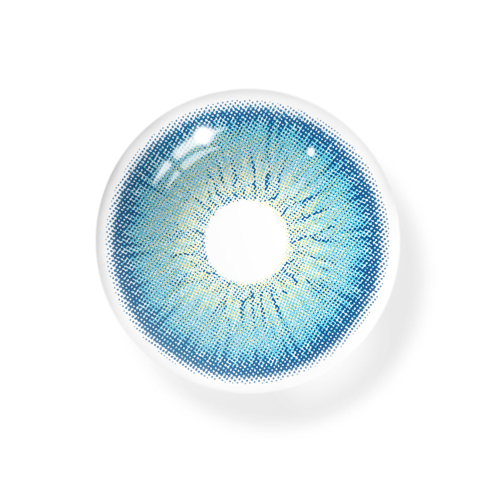 Lentes de contacto de color azul Eris 
