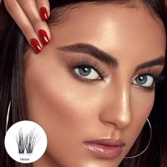 Pestañas negras Elisa - 14 mm