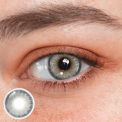 Lentes de contacto de color gris marino Claudina 
