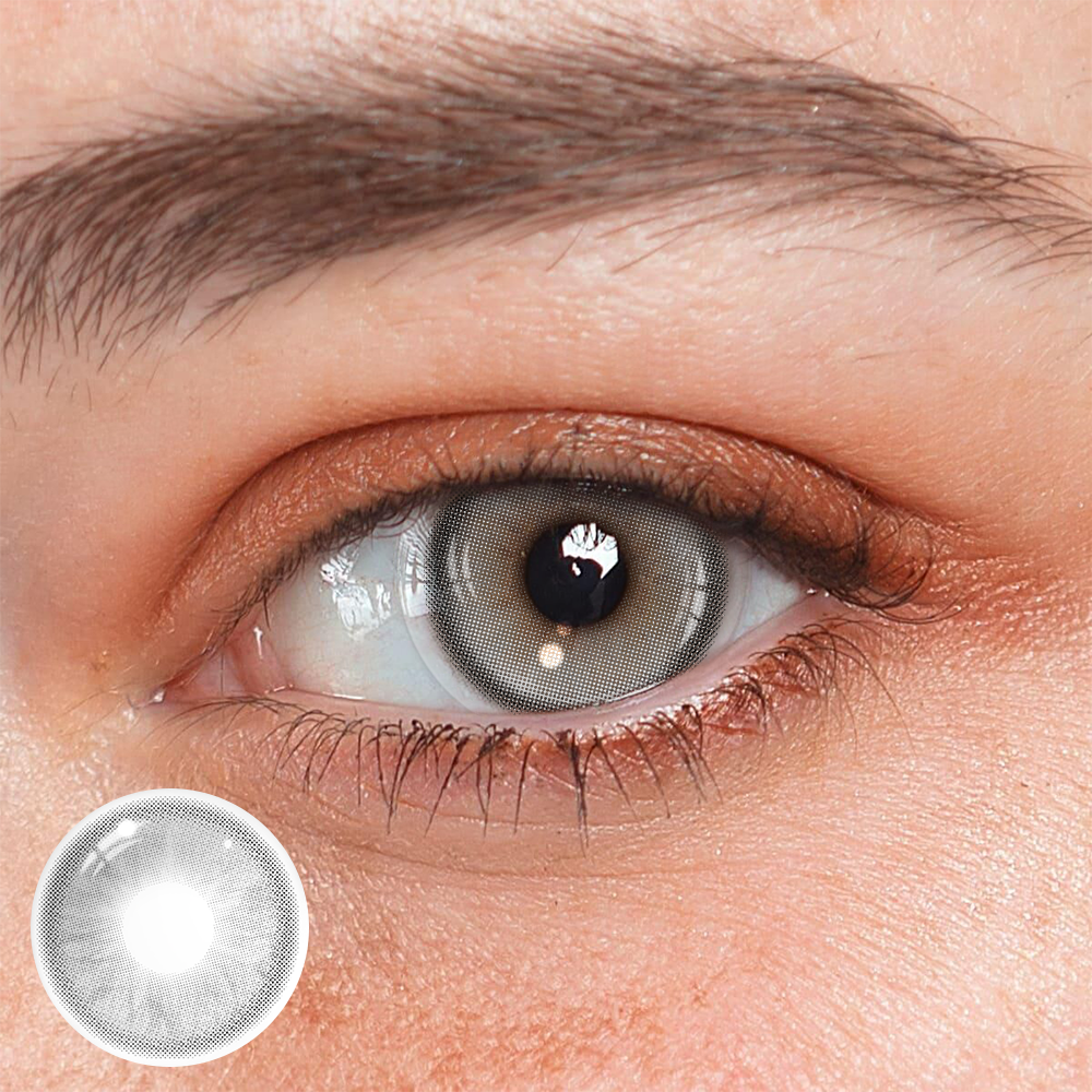 Lentes de contacto de color gris perla Mars 