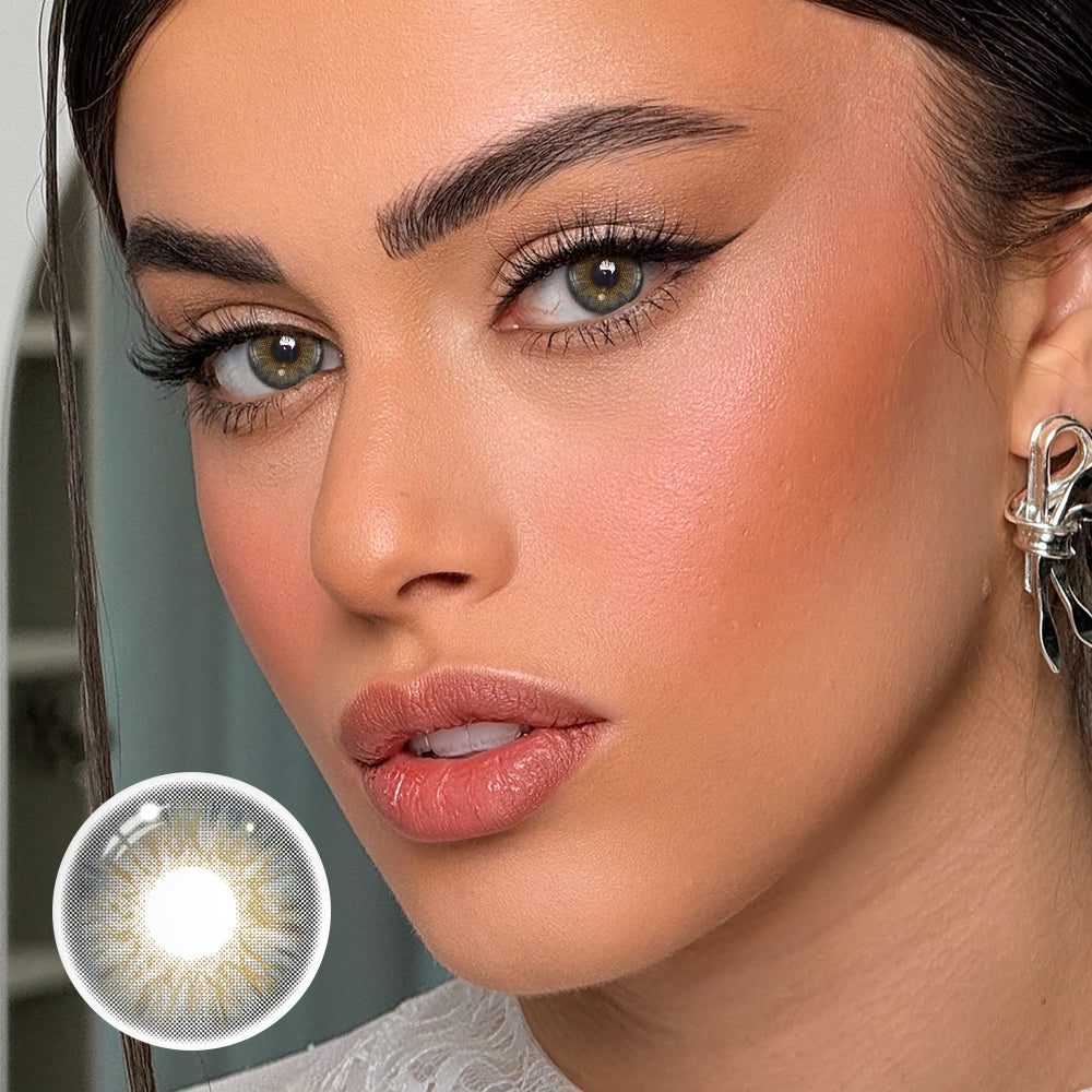 Lazuli Deep Gray Colored Contact Lenses