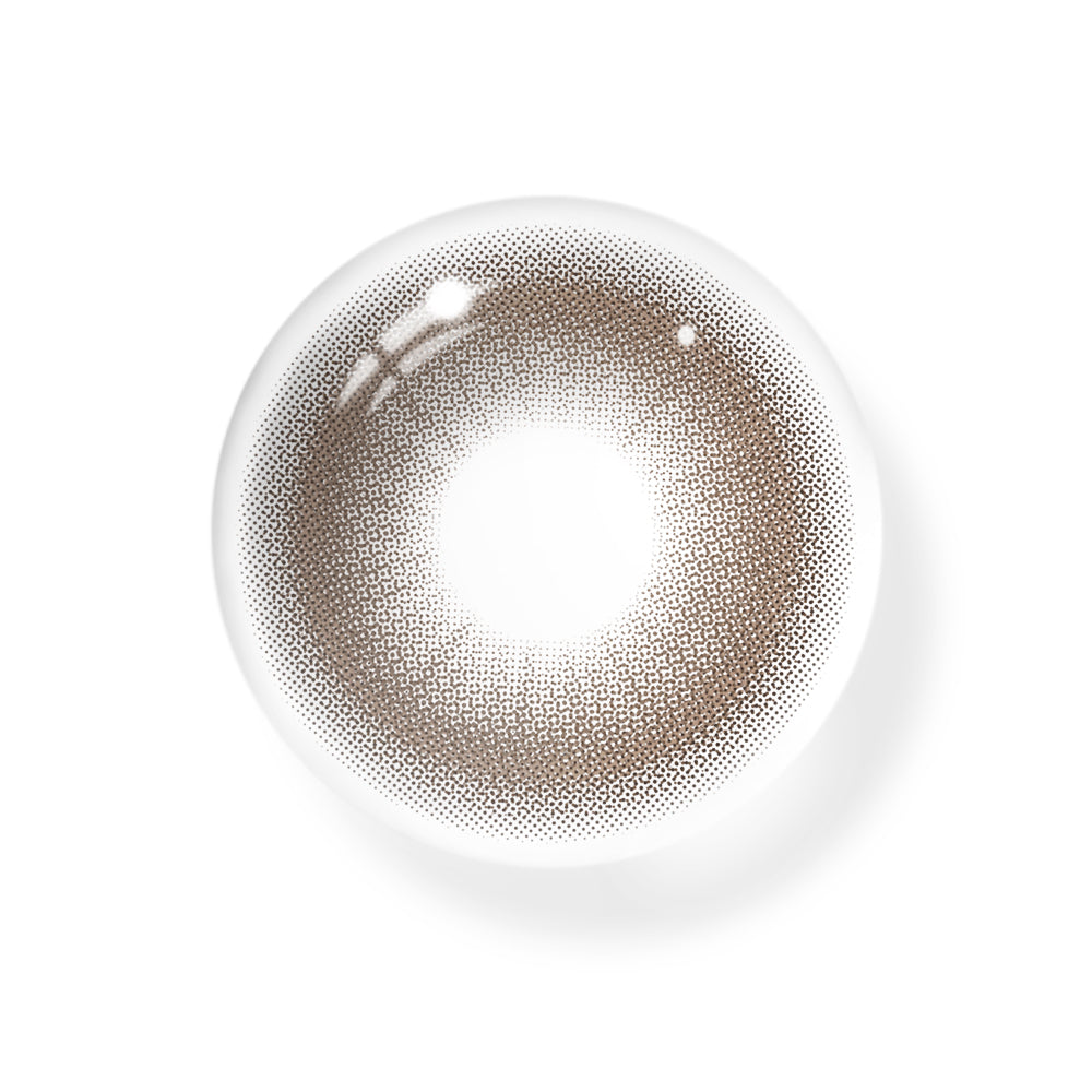 Lentes de contacto de color avellana tormentosa