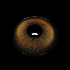 Lentes de contacto de color marrón tormentoso 