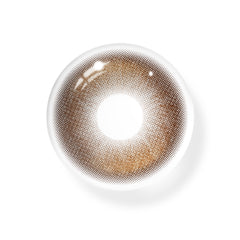 Lentes de contacto de color marrón tormentoso 