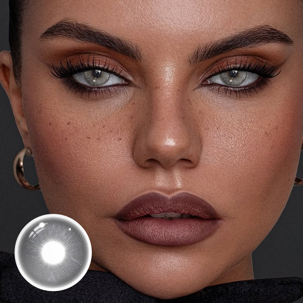 Lentes de contacto de color gris Efigenia 