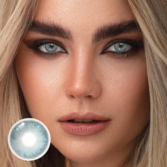 Lentes de contacto de color azul pera lazuli 