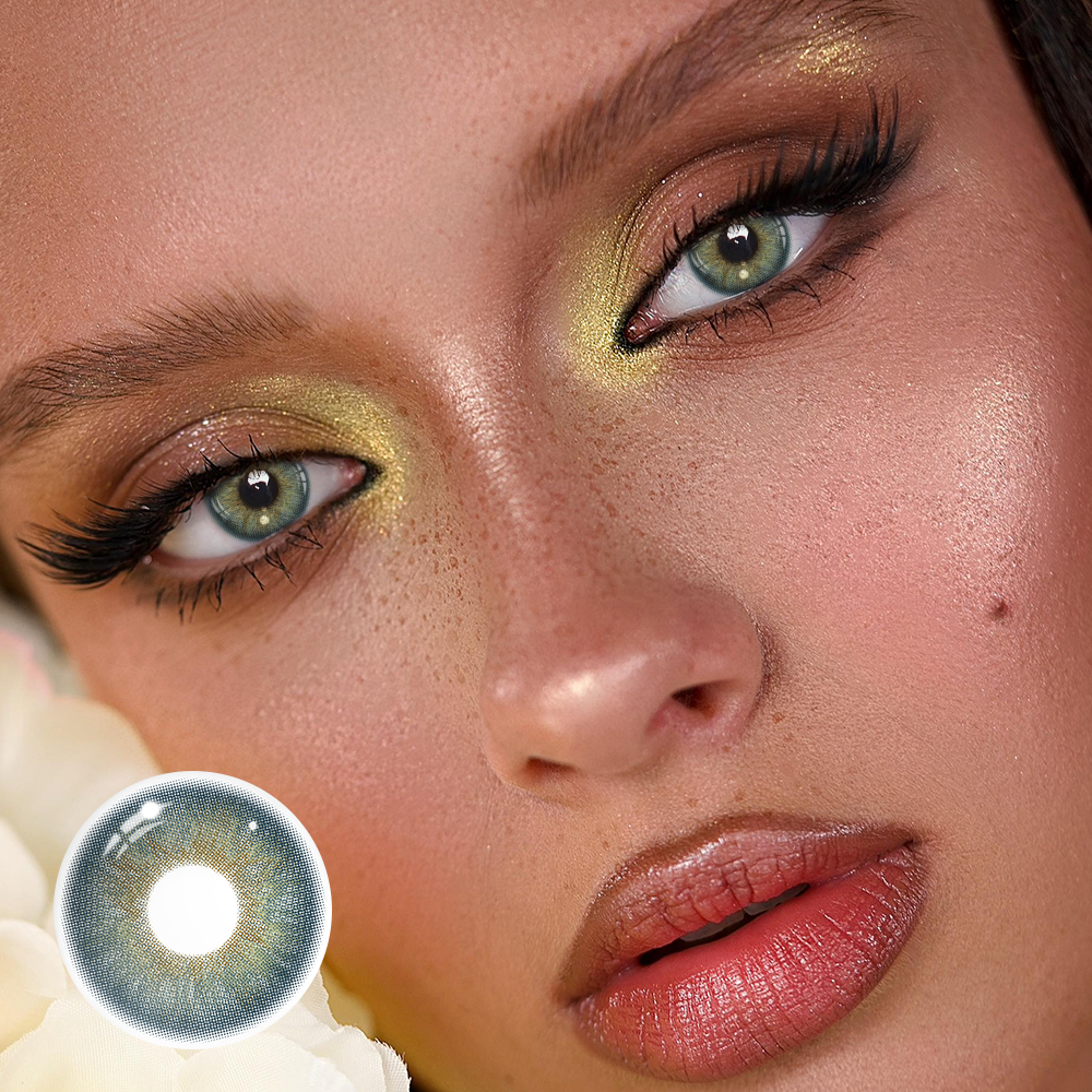 Lentes de contacto de color azul Ludmila 