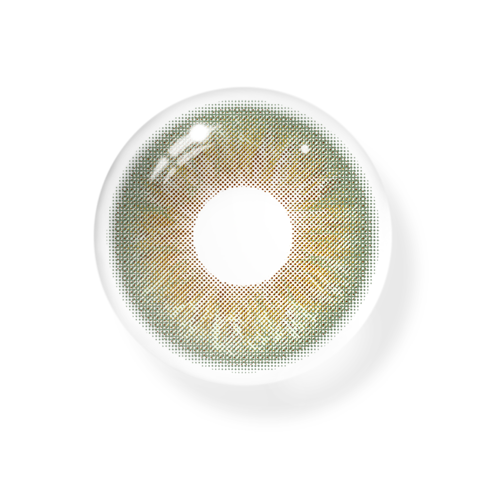 Lentes de contacto de color verde Pallas 