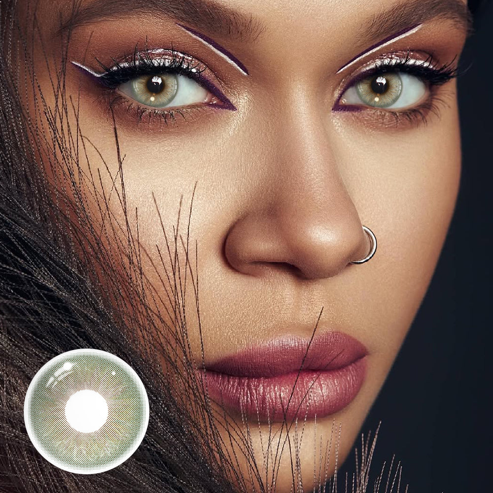 Lentes de contacto de color verde Pallas 