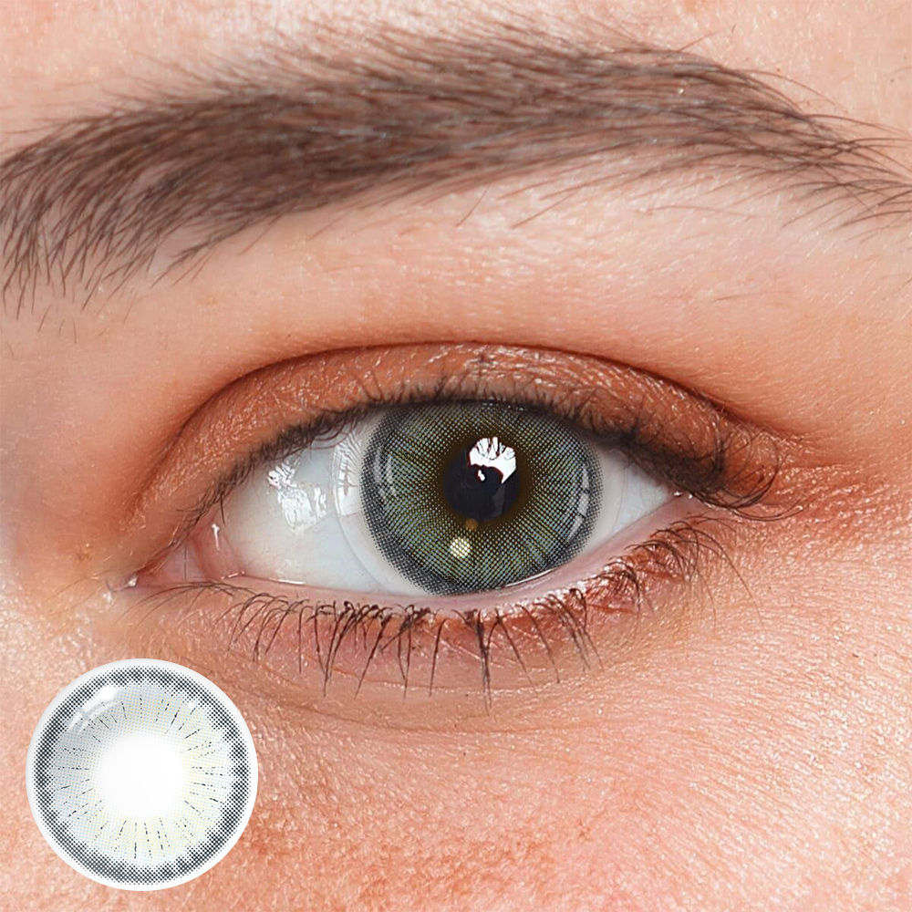 Lentes de contacto de color azul claro Gretchen