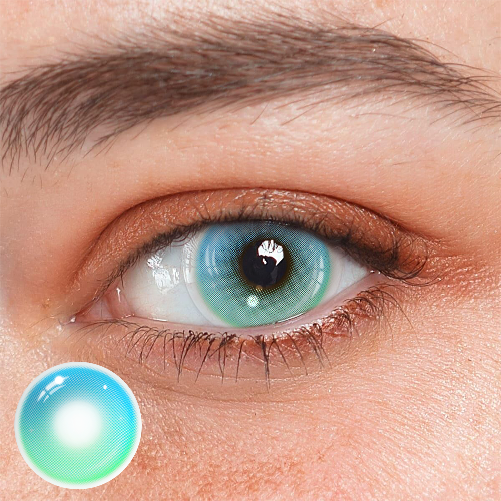 Lentes de contacto de color verde para cosplay del Día del Solsticio de Verano 