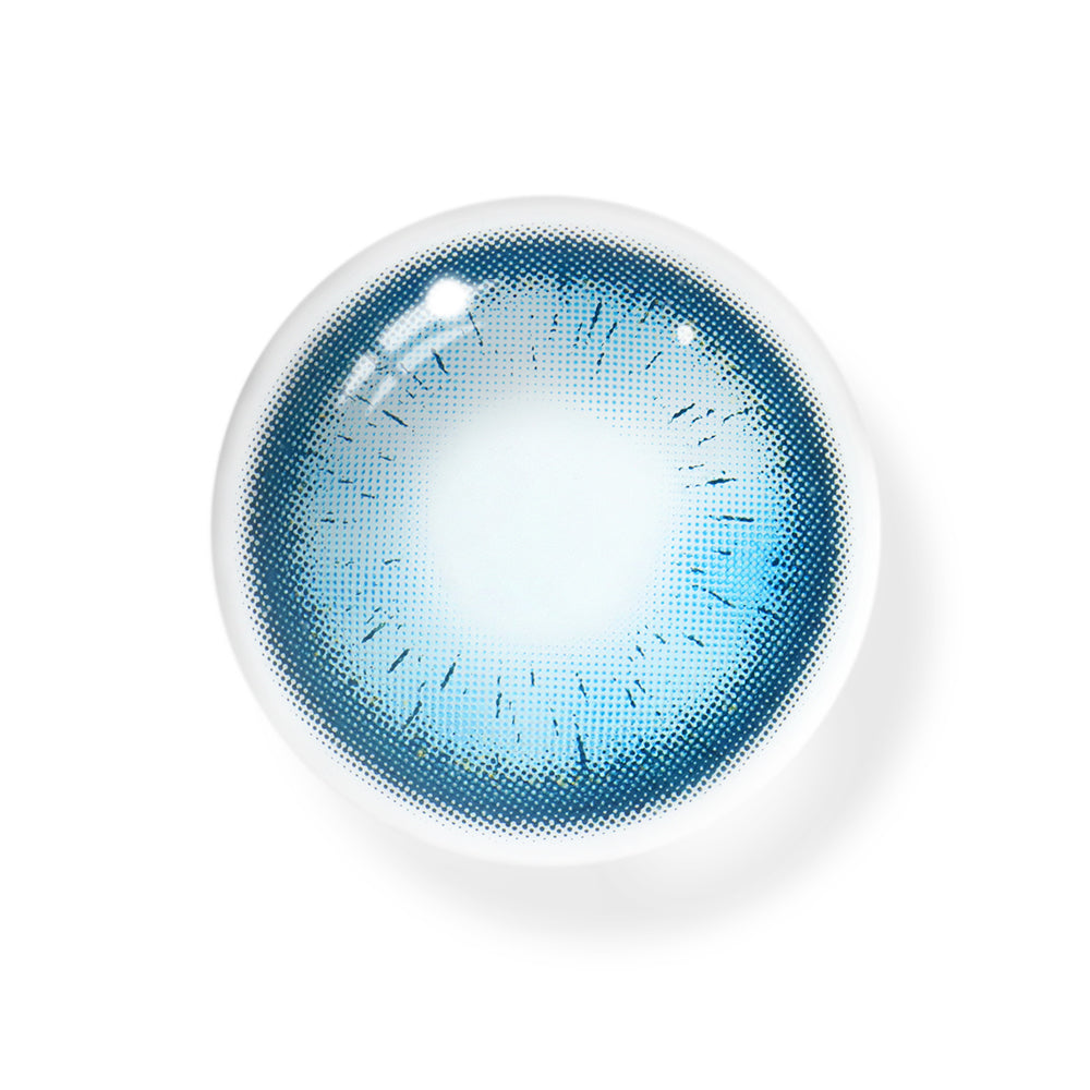 Lentes de contacto de color azul Deema 