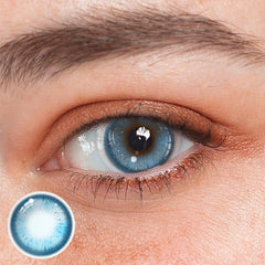 Lentes de contacto de color azul Deema 