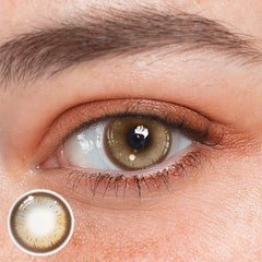 Lentes de contacto de color marrón Deema 