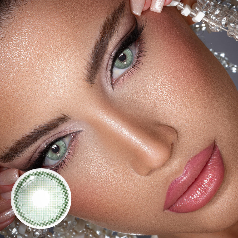 Lentillas de Contacto de Color Verde Virrey