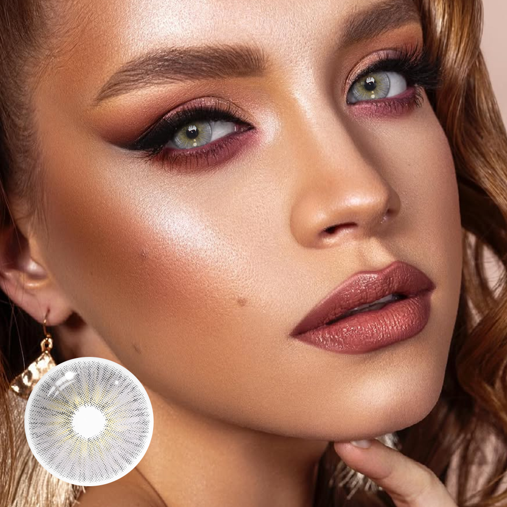 Lentes de contacto de color gris ceniza Karla 