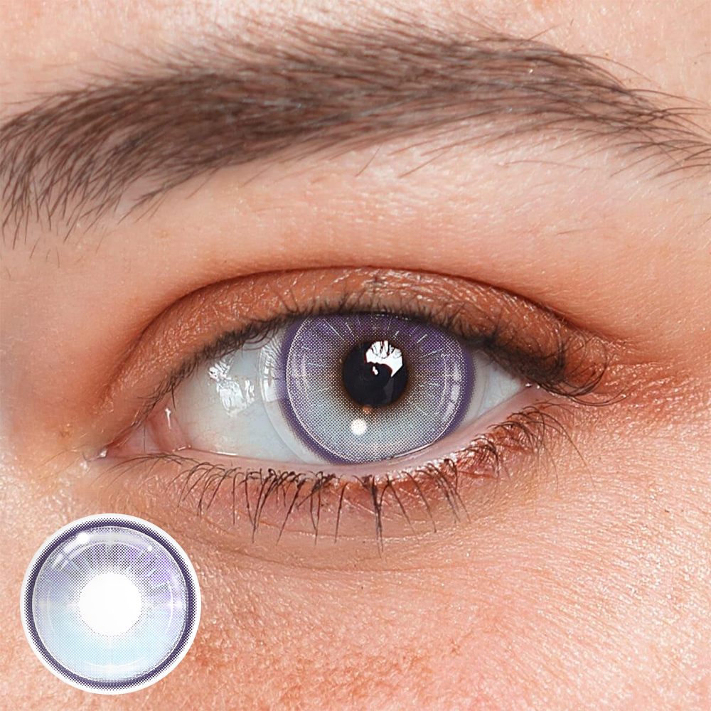 Lentes de contacto de color púrpura Felicia 