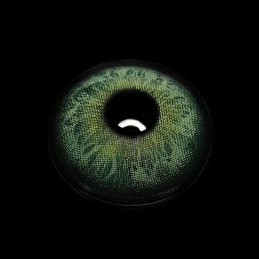 Lentillas de contacto color verde kelly