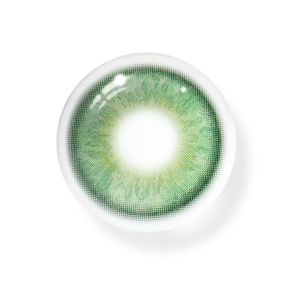 Lentillas de contacto color verde kelly