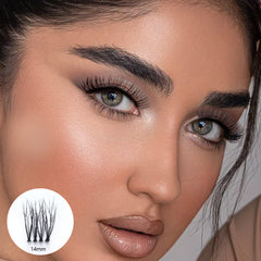 Pestañas negras Lais - 14 mm