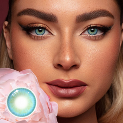 Elvina Blue Colored Contact Lenses