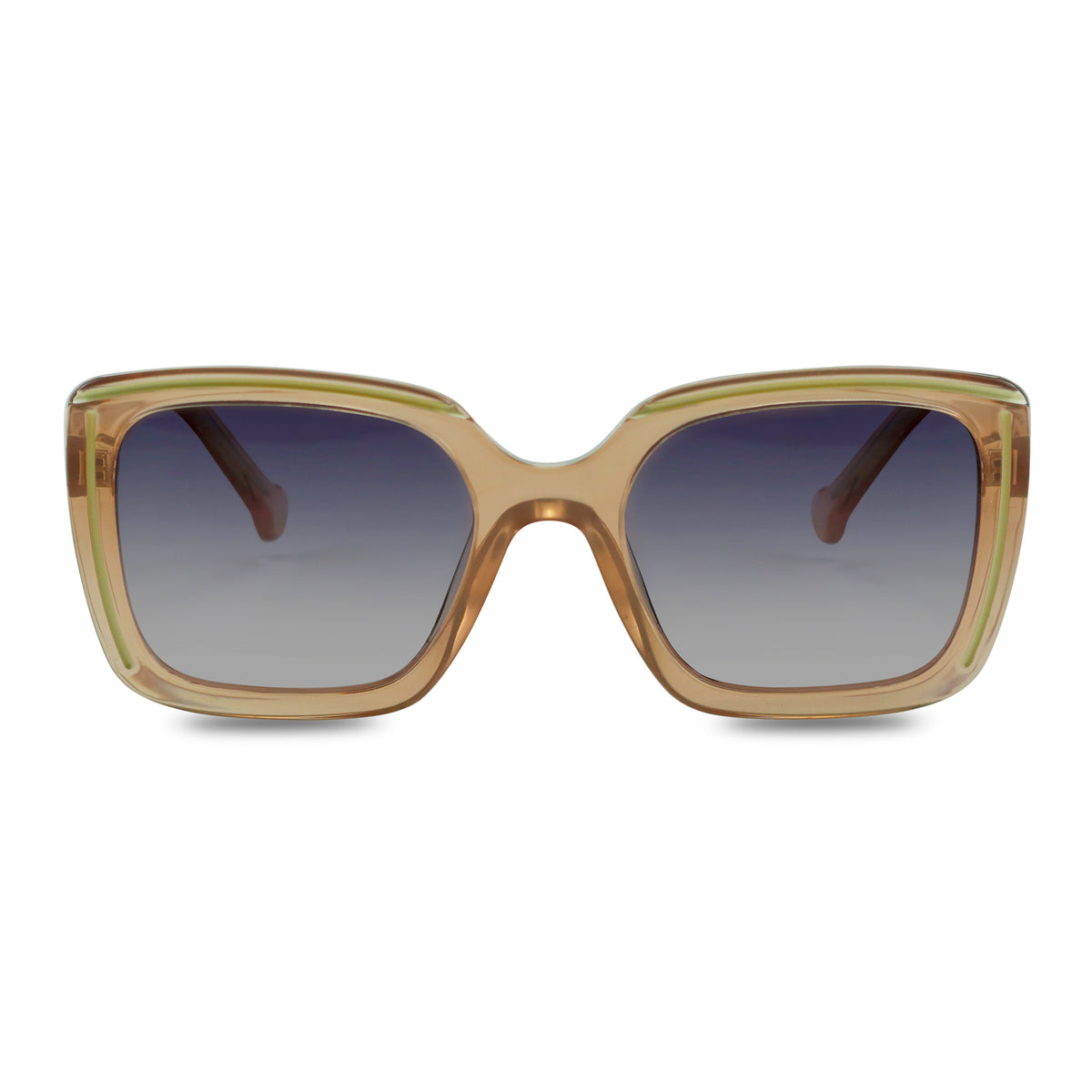 Gafas de sol Diva extragrandes color champán 