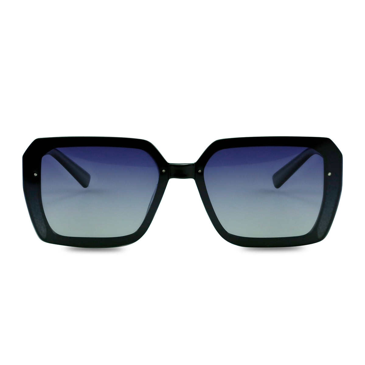 Gafas de sol rectangulares negras Maite 