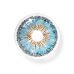 Lentes de contacto de color azul oscuro Cyrene 