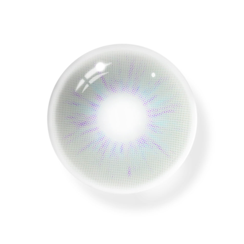 Lentes de contacto de color gris claro Cassia 