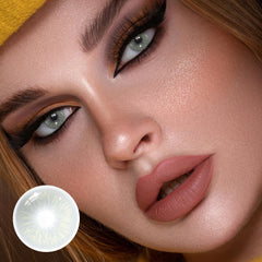 Lentes de contacto de color gris Cyrene Frost