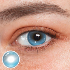 Lentillas de color azul Yara Madien