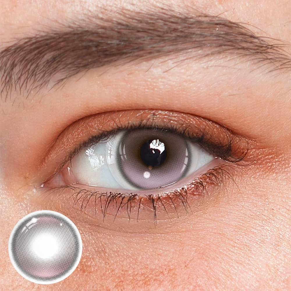 Lentes de contacto de color rosa Yara Madien