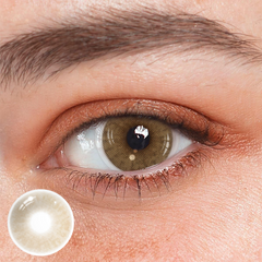 Lentes de contacto de color avellana mate 