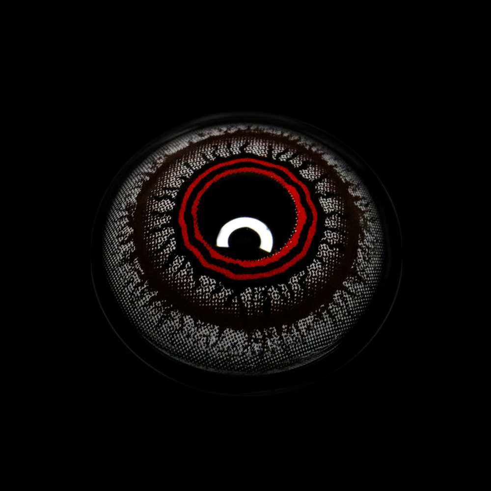 Lentes de contacto de color rojo Cosplay Spider Obscura 