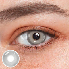 Lentes de contacto de color gris duendecillo 