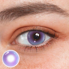Lentes de contacto moradas Cosplay Pudding