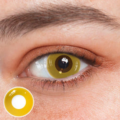Lentes de contacto de color naranja Cosplay Block 