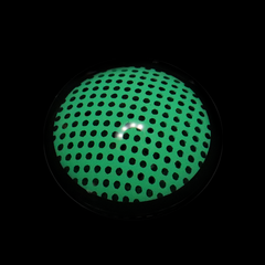 Lentes de contacto de malla verde para cosplay 