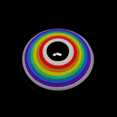 Lentes de contacto de colores arcoíris de Cosplay Circle Line 