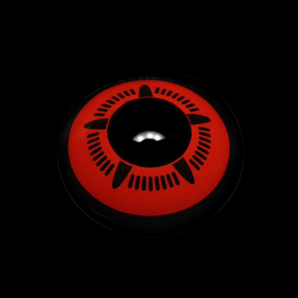 Lentes de contacto de color rojo para cosplay de NARUTO Obito 